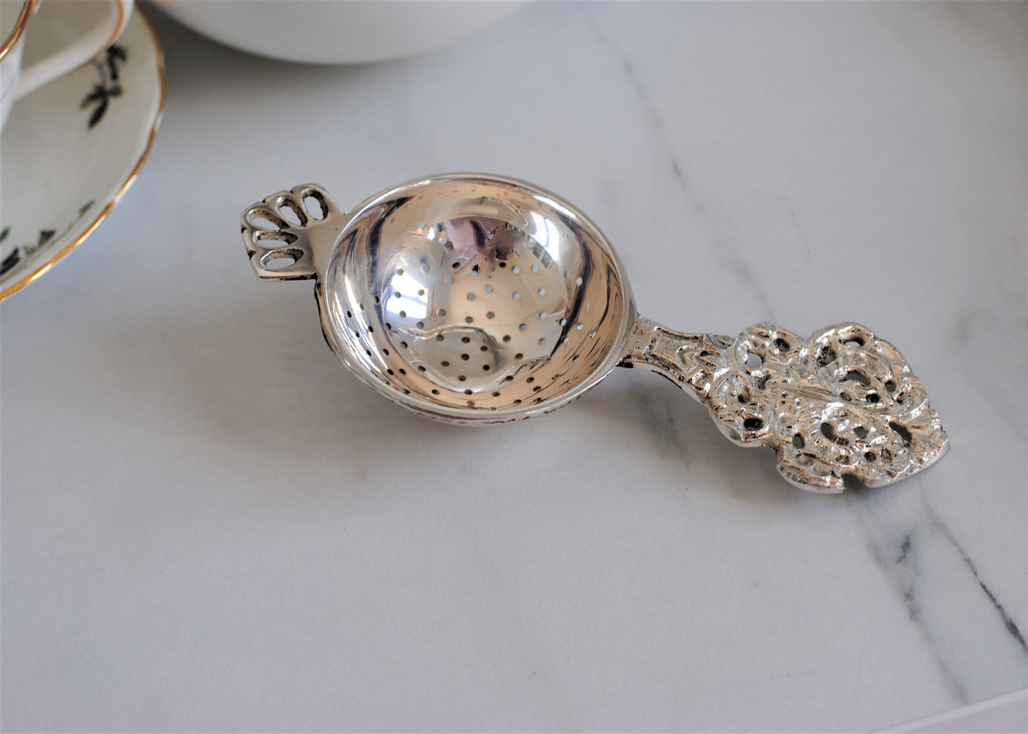 Antique Styled Tea Strainer