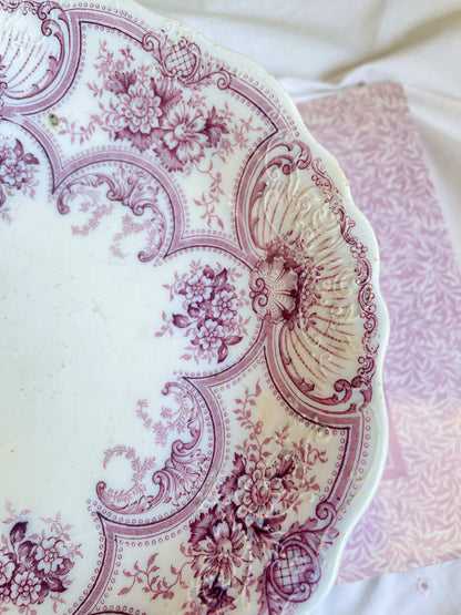 Art Nouveau Scalloped Compote